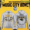 Iowa Hawkeyes 2024 TransPerfect Music City Bowl Grey Hoodie Pants Cap