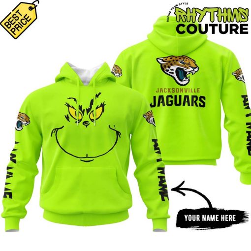 Jacksonville Jaguars x Grinch Personalized Special Edition Hoodie