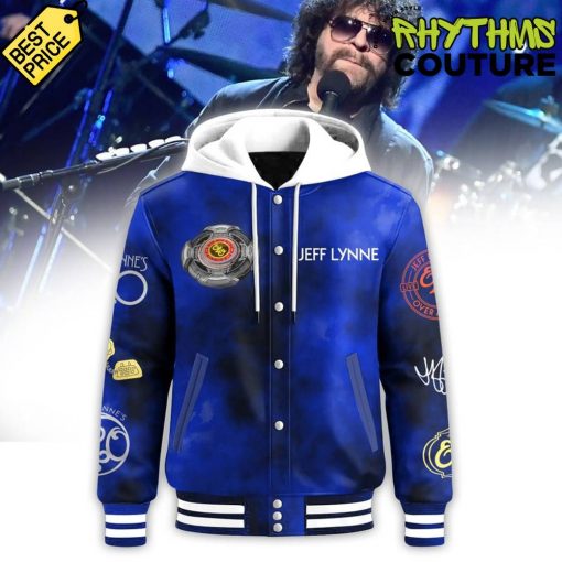 Jeff Lynne ELO Forever Blue Hooded Baseball Jacket