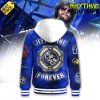 Jeff Lynne ELO Forever Blue Hooded Baseball Jacket