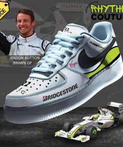 Jenson Button Brawn GP Air Force 1 Sneaker