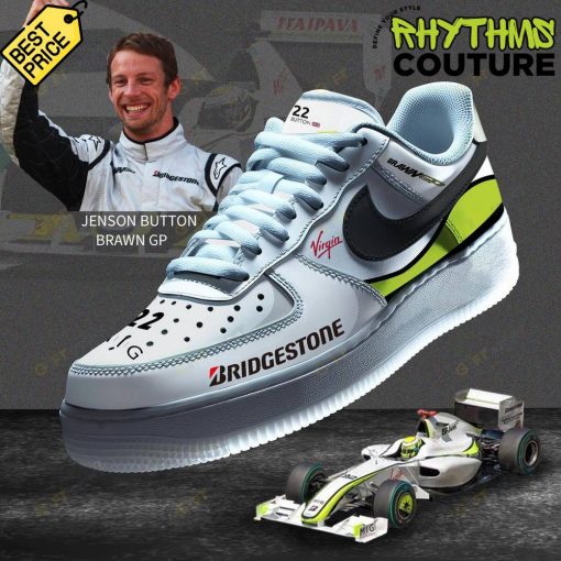 Jenson Button Brawn GP Air Force 1 Sneaker