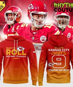 Kansas City Chiefs 2024 AFC West Division 9 Titles Ready To Roll Hoodie