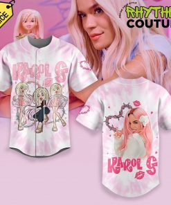 Karol G Love Pink Baseball Jersey