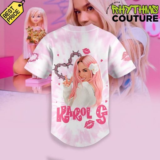 Karol G Love Pink Baseball Jersey