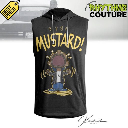 Kendrick Lamar They Not Like Us Mustard Black Sleeveless Hoodie