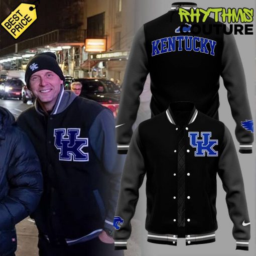 Kentucky Wildcats Basketball Coach Mark Pope Baseball Jacket