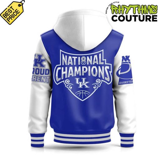 Kentucky Wildcats National Champions Hooded Baseball Jacket