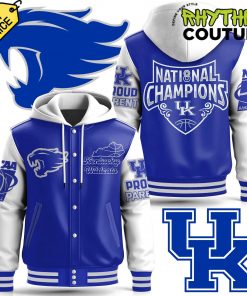 Kentucky Wildcats National Champions Hooded Baseball Jacket