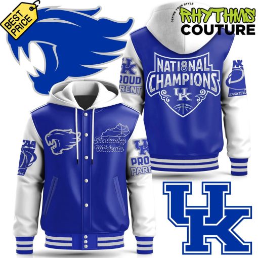 Kentucky Wildcats National Champions Hooded Baseball Jacket