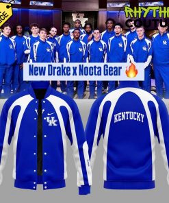 Kentucky Wildcats New Drake Gear Blue Baseball Jacket