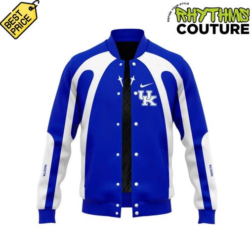 Kentucky Wildcats New Drake Gear Blue Baseball Jacket