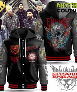 Killswitch Engage Disarm The Descent Hooded Baseball Jacket