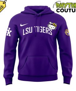 LSU Tigers Basketball x Hello Kitty Special Edition Purple Hoodie