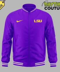 LSU Tigers Football Purple Special Edition Bomber Jacket