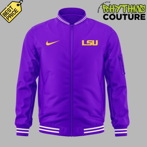 LSU Tigers Football Purple Special Edition Bomber Jacket