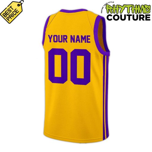 LSU Tigers Gold Uniform Special Edition Basketball Jersey