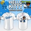 Los Angeles Dodgers Bruno Mars x Hello Kitty Special Edition Baseball Jersey