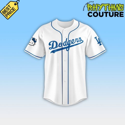 Los Angeles Dodgers Bruno Mars x Hello Kitty Special Edition Baseball Jersey