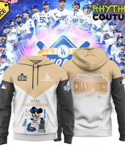 Los Angeles Dodgers x Mickey Mouse World Series Champions Hoodie