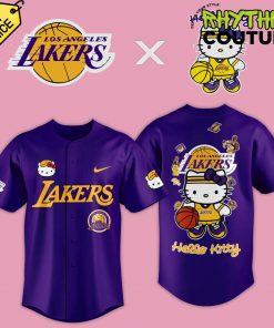 Los Angeles Lakers x Hello Kitty New Season Baseball Jersey