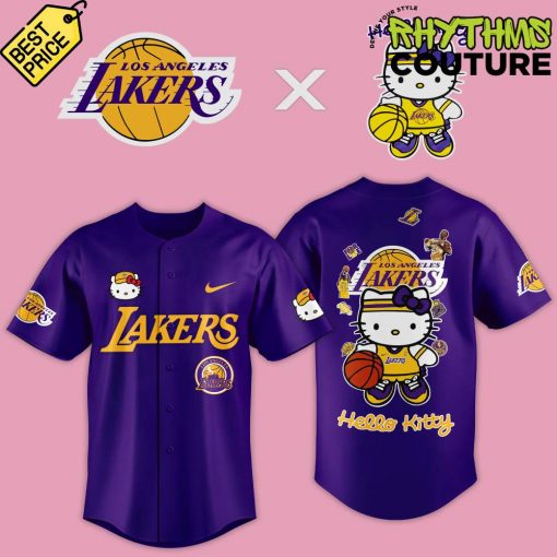 Los Angeles Lakers x Hello Kitty New Season Baseball Jersey