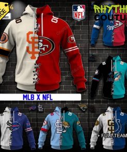 MLB x NFL Select Any 2 Teams to Mix and Match Hoodie