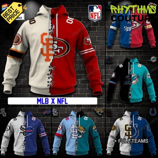 MLB x NFL Select Any 2 Teams to Mix and Match Hoodie