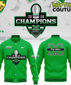 Marshall Thundering Herd 2024 Sun Belt Conference Champions Baseball Jacket