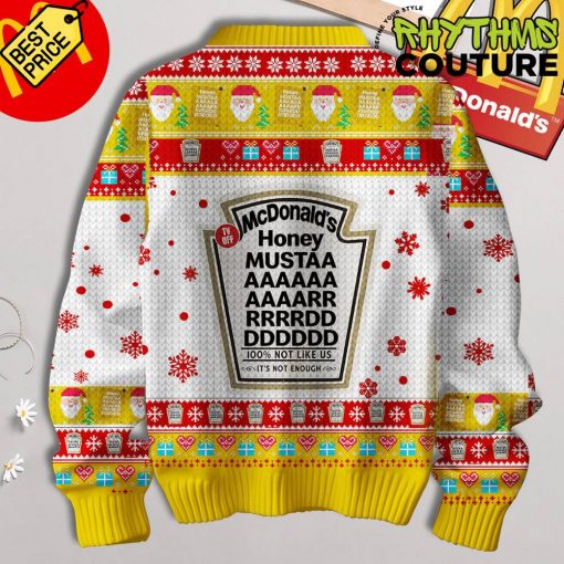 McDonald’s Honey Mustard Ugly Christmas Sweater