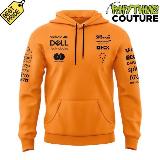 McLaren Formula 1 Team 2024 Champions Orange Hoodie