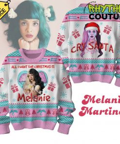 Melanie Martinez Cry Santa Ugly Christmas Sweater