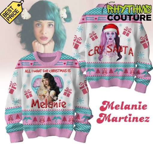 Melanie Martinez Cry Santa Ugly Christmas Sweater