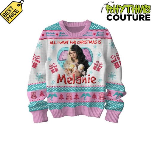 Melanie Martinez Cry Santa Ugly Christmas Sweater