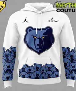 Memphis Grizzlies x Teddy Bear Toss Special Edition White Hoodie