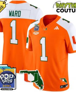 Miami Hurricanes 2025 PopTarts Bowl Limited Edition Football Jersey