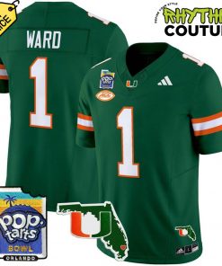 Miami Hurricanes 2025 PopTarts Bowl Limited Edition Football Jersey