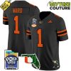 Miami Hurricanes 2025 PopTarts Bowl Limited Edition Football Jersey