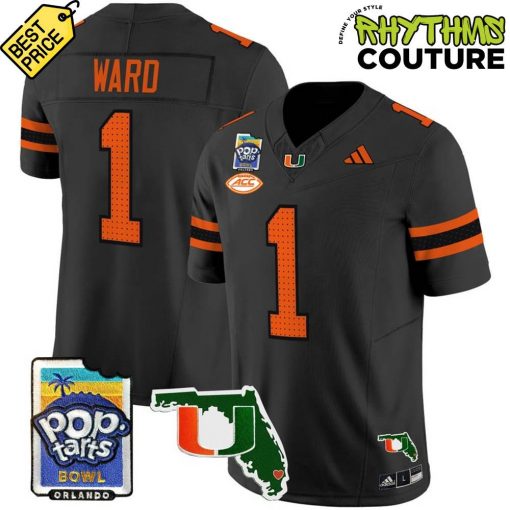 Miami Hurricanes 2025 PopTarts Bowl Limited Edition Football Jersey