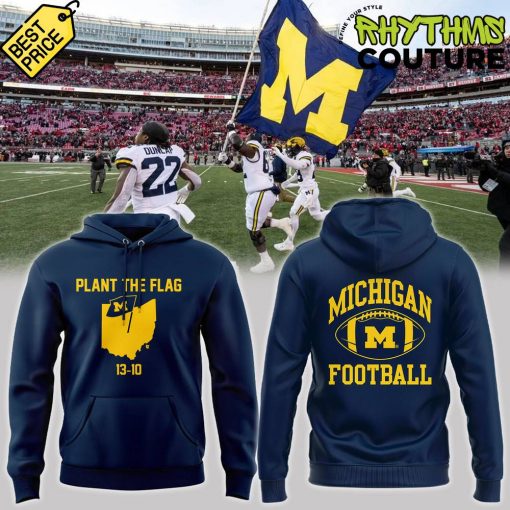 Michigan Wolverines Football Plant The Flag Hoodie