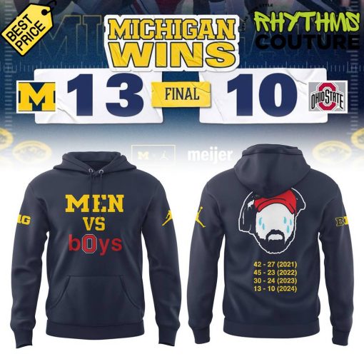 Michigan Wolverines x Ohio State Men vs Boys Hoodie