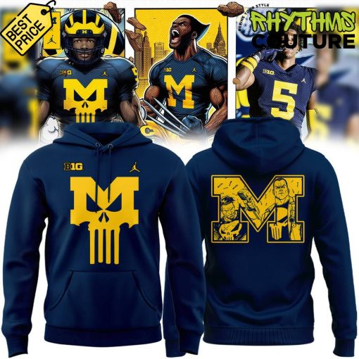 Michigan Wolverines x Punisher Special Edition Hoodie