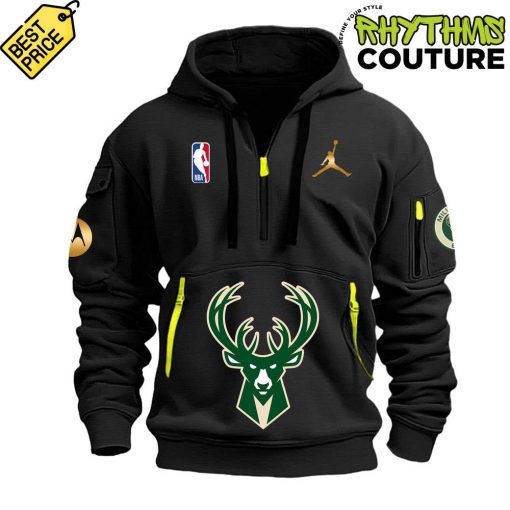 Milwaukee Bucks 2024 NBA In Season Tournament Champions Quarter Zip Hoodie