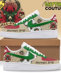 Milwaukee Bucks 2025 All Star Special Edition Air Force 1 Sneaker