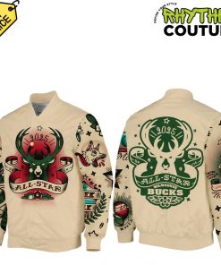 Milwaukee Bucks 2025 All Star Special Edition Bomber Jacket