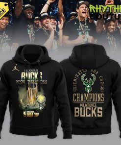 Milwaukee Bucks Emirates NBA Cup Champions Hoodie