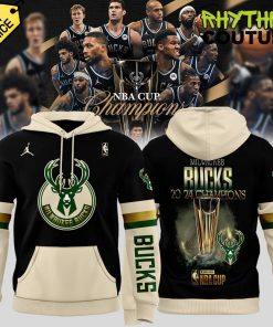 Milwaukee Bucks NBA Emirates CUP Champions Limited Edition Hoodie