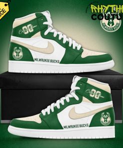 Milwaukee Bucks Special Edition Personalized Air Jordan 1 Sneaker