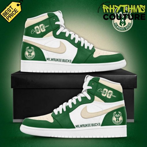 Milwaukee Bucks Special Edition Personalized Air Jordan 1 Sneaker