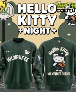 Milwaukee Bucks x Hello Kitty 50th Anniversary Sweatshirt